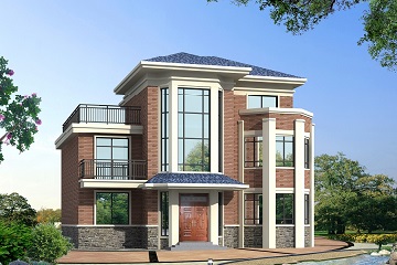 中式三層自建別墅設計圖，含全套施工圖紙