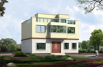 造價(jià)15萬(wàn)二層平頂小別墅，經(jīng)濟(jì)實(shí)用