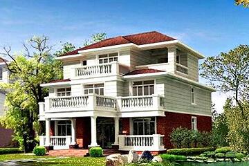 三層舒適大氣的自建小別墅設(shè)計(jì)圖，占地面積129.75㎡，經(jīng)濟(jì)實(shí)用