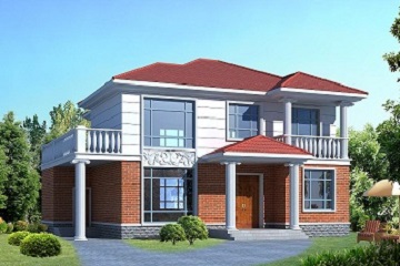 軒鼎設(shè)計公司出品，二層經(jīng)濟實用小別墅設(shè)計圖，兩個方案可供選擇