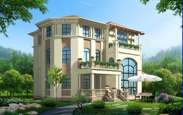 精致的歐式三層自建小別墅，占地117㎡，經(jīng)典設(shè)計(jì)