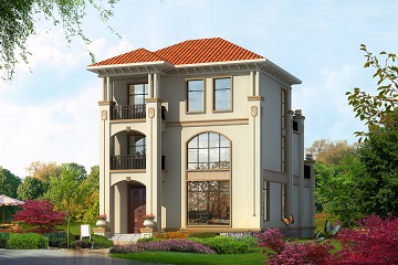 經(jīng)典歐式三層自建別墅設(shè)計(jì)圖，含全套施工圖紙，簡(jiǎn)單大氣