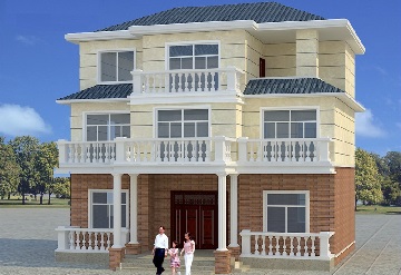 三層溫馨小別墅設(shè)計(jì)圖，含全套施工圖紙，圖紙齊全