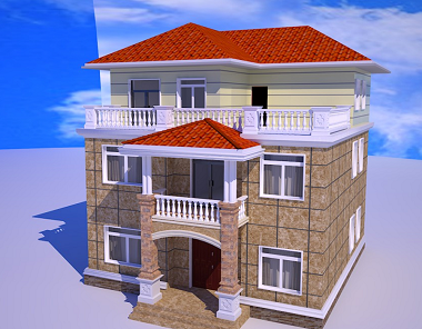 超高人氣三層自建房屋設計圖，占地143平方米，溫馨舒適