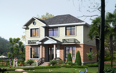 中華田園風(fēng)格小別墅設(shè)計(jì)圖，美觀精致，農(nóng)村建房首選