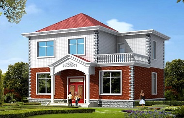 經(jīng)典二層自建房屋設(shè)計(jì)圖，占地120平方米，經(jīng)濟(jì)實(shí)用