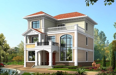 軒鼎原創(chuàng)爆款三層復(fù)式別墅設(shè)計(jì)圖，外觀及戶型非常符合現(xiàn)代農(nóng)村建房需求