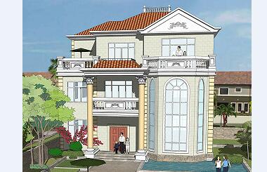 精品三層自建房屋設計圖，含全套施工圖紙，豪華戶型