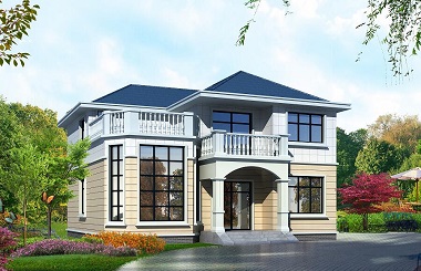 造價(jià)40萬，占地160平方米的精致二層小別墅設(shè)計(jì)圖，超高人氣的設(shè)計(jì)方案