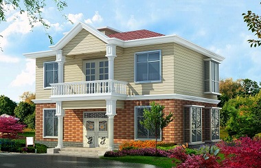 占地120平方米小巧精致的二層自建別墅設(shè)計(jì)圖，內(nèi)部布局完善合理，經(jīng)濟(jì)實(shí)用