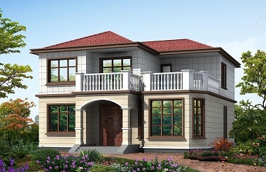 經(jīng)濟(jì)實(shí)用的二層自建小別墅設(shè)計(jì)圖，含全套施工圖紙