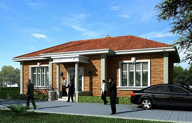 面寬16米，進深10米，一層自建房屋設計圖，占地140平方米左右