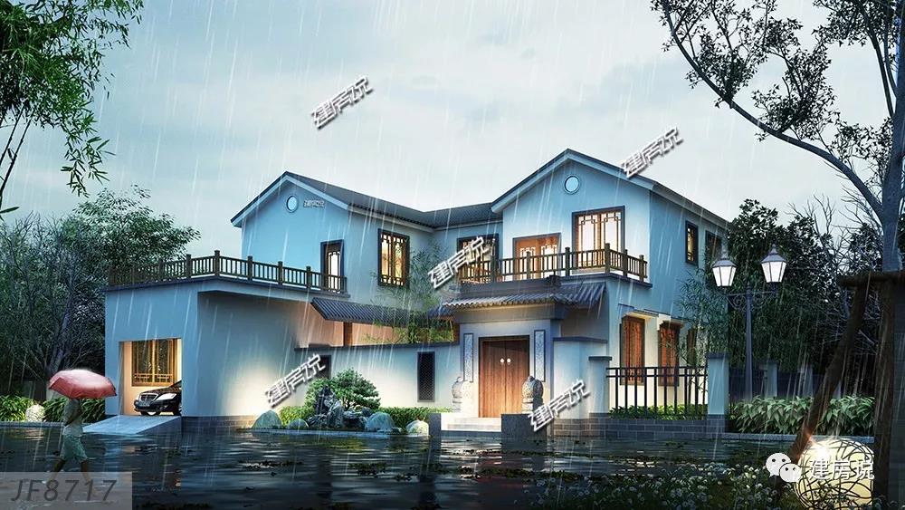 帶庭院的中式別墅，31萬(wàn)開(kāi)建，價(jià)美房更美！