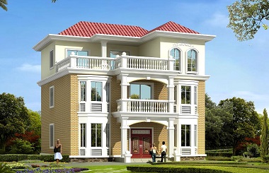 美觀精致的三層自建別墅設(shè)計圖，人氣超高