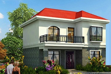 超受歡迎的小戶型二層自建別墅設(shè)計圖，造價20萬左右