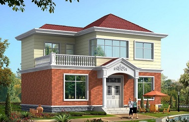 采光好，人氣高，性價比超高的二層自建別墅設計圖