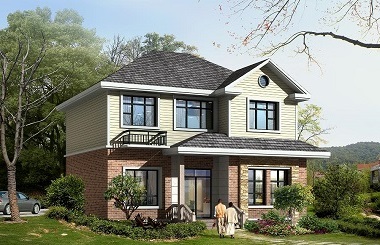 經(jīng)濟實用的二層自建小別墅設(shè)計圖，造價20萬左右，美觀精致