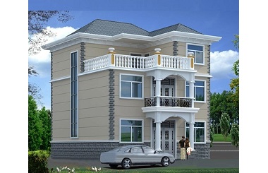 小戶型三層自建別墅設(shè)計(jì)圖，經(jīng)濟(jì)實(shí)用戶型合理