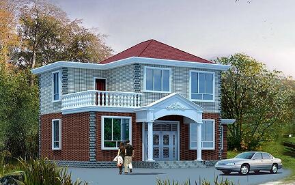 經(jīng)濟(jì)實(shí)用型二層自建小別墅設(shè)計(jì)圖，附贈(zèng)工程量統(tǒng)計(jì)