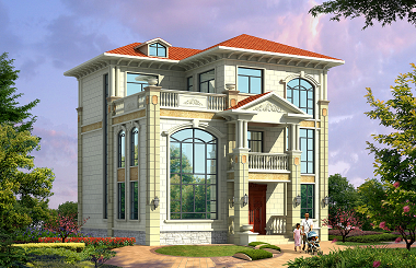 超高性價比的三層歐式自建別墅設計方案，外觀精美，造價合理