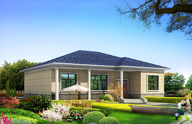 造價10萬左右的一層自建房屋設計圖，布局完善合理