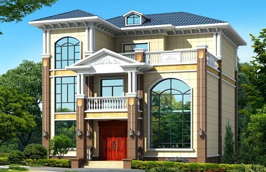 經(jīng)典三層自建別墅設(shè)計(jì)圖，造價(jià)40萬(wàn)左右，經(jīng)濟(jì)實(shí)用