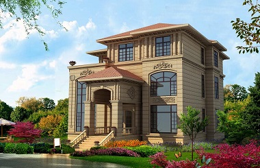 歐式三層自建高端復(fù)式別墅設(shè)計圖， 奢華大氣，自建房首選