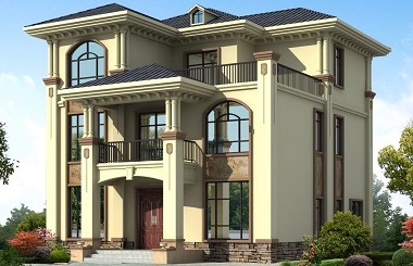 超高人氣3層歐式自建別墅設(shè)計(jì)圖，造價(jià)40萬(wàn)左右，美觀實(shí)用