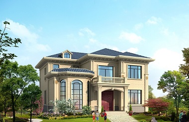 13.5m*14.3m二層精致自建房屋設(shè)計圖，含全套完善施工圖紙