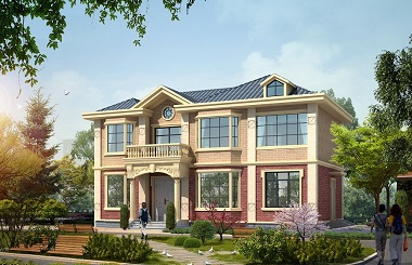 美式二層自建小別墅設(shè)計(jì)圖，美觀精致，布局合理，經(jīng)濟(jì)實(shí)用