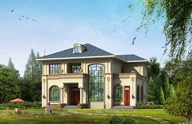 精品歐式復(fù)式二層小別墅設(shè)計圖，布局完善，非常符合現(xiàn)代大眾審美