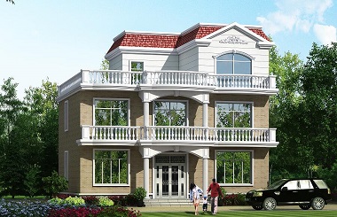 現(xiàn)代三層自建房屋設計圖，經濟實用