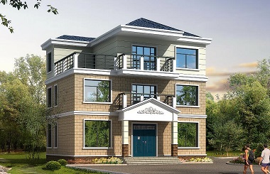 農(nóng)村三層自建別墅設(shè)計(jì)圖，戶型合理，經(jīng)濟(jì)實(shí)用型設(shè)計(jì)方案