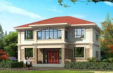 14.5m*11.6m二層自建房屋設(shè)計(jì)圖，戶型合理，銷量超高