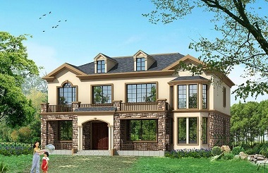 古典二層復(fù)式自建房屋設(shè)計(jì)圖，含全套完善施工圖紙，經(jīng)濟(jì)實(shí)用