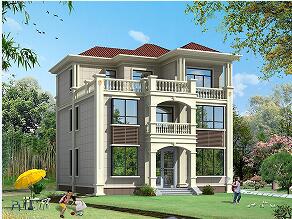 新年熱銷款三層自建房屋設(shè)計圖，占地135㎡，造價40萬左右