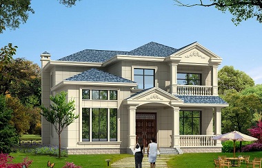 高人氣二層自建房屋設(shè)計(jì)圖，含全套完善施工圖紙