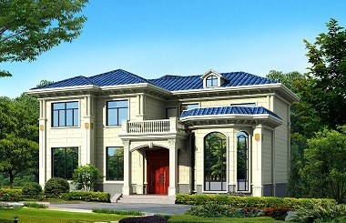 占地180平方米左右的二層自建房屋設(shè)計(jì)圖，造價(jià)38萬，經(jīng)濟(jì)實(shí)用