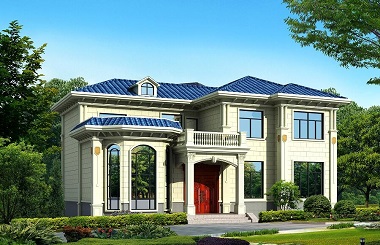 17*12m二層自建房屋設(shè)計(jì)圖，造價(jià)38萬，居住舒適