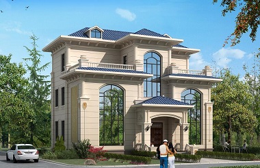 歐式三層復(fù)式自建別墅設(shè)計(jì)圖，室內(nèi)布局既美觀又實(shí)用