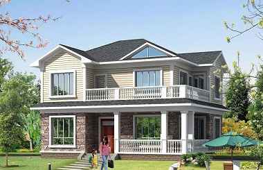 超受歡迎的海濱自建房屋設(shè)計圖，清新美觀，大眾尺寸