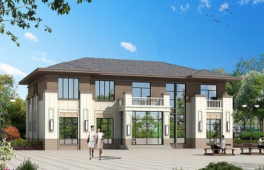 新中式二層復(fù)式別墅設(shè)計圖，含全套完善施工圖紙，中高端自建房屋