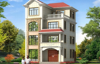 占地104平方米的小戶型自建房屋設(shè)計(jì)圖，功能齊全，居住舒適