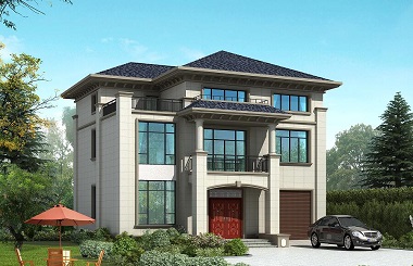 三層新中式自建別墅設計圖，14*12m，50萬左右建高端別墅