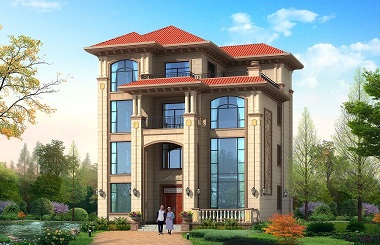 歐式四層復式別墅設計圖，造價60萬左右，高端大氣