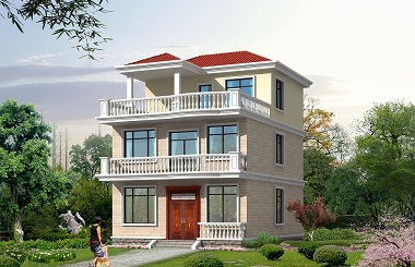 經(jīng)典三層自建房屋設(shè)計(jì)圖，造價(jià)22萬(wàn)左右