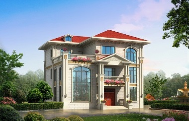 歐式三層復(fù)式別墅設(shè)計(jì)圖，新年熱銷款，美觀且實(shí)用