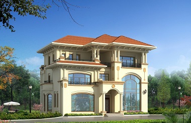 歐式高端自建復(fù)式別墅設(shè)計(jì)圖，60萬(wàn)左右建高端別墅