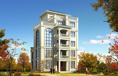 13*13米現(xiàn)代6層自建房屋設計圖，可做民宿