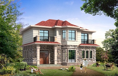 一款銷量超高的二層鄉(xiāng)村小別墅設(shè)計圖，造價25萬左右，經(jīng)濟實用